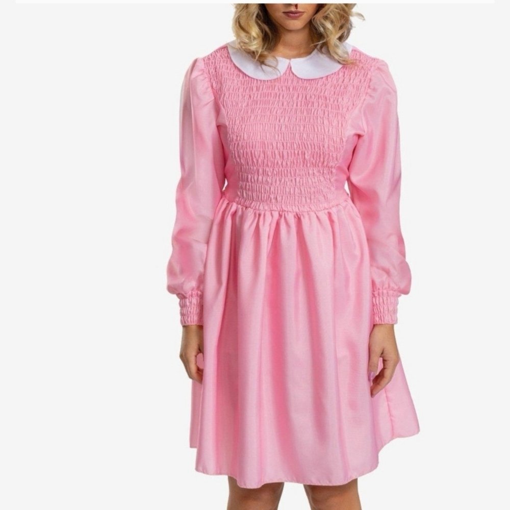 *Disguise Women's Stranger Things Deluxe Pink Dress Eleven Costume